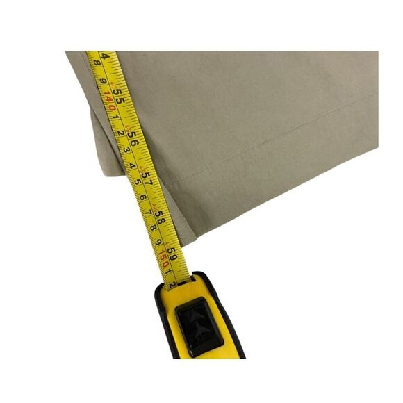 Massimo Dutti Womens Flowing Trench Jumpsuit Size M Khaki Wide Leg 6671/400 NWD - Picture 9 of 10